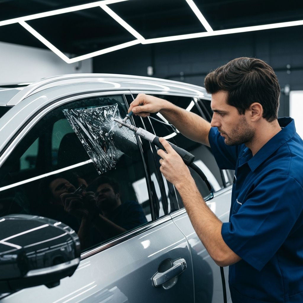 Instalação profissional de Insulfilm em Volvo XC 90 - São José do Rio Preto